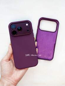 KOOLIFE Silky & Smooth Touch Silicone Phone Case Compatible With IPhone 17 Pro Max, 16 Pro Max, 15 Pro Max, 14 Pro Max, 13, Durable And Fashionable - Purple - View 2