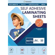 Matte Self-Adhesive Laminating Film, Transparent Vinyl Clear Overlay Sticker Paper For Document Protection - MATTE - View 8