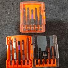 10pcs Magnetic Screwdriver Bit Set, High Hardness Anti-Slip Drill Bits, Suitable For Impact Drill Electric Screwdriver Repair Tools - Tool - View 10