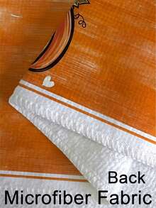 2Pcs Orange Wood Grain Fall Kitchen Towel Set, Buffalo Check Bow Pumpkin Heart Farmhouse Fall Thanksgiving Dish Hand Towels - Orange - View 5