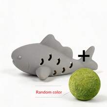 Silicone Fish-Shaped Cat Toy, Catnip-Infused Self-Play Chew Toy, Interactive Kitten Toy For Teeth Cleaning, Durable Pet Supplies For Indoor Cats - Random Color - View 26