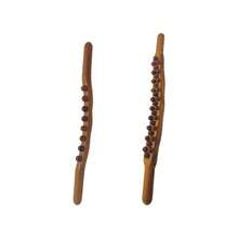 Wooden Gua Sha Massage Stick, 59 Beads Deep Tissue Trigger Point Massage Tool, Manual Gua Sha Stick For Back, Abdomen, Leg Muscle Pain Relief, Body Relaxation Acupressure Massage Tool - Set - View 12