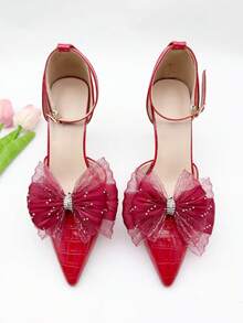 2 buah Jepit Sepatu Pita Kain Elegan yang Dapat Dilepas - Sempurna untuk Pernikahan, Pesta Pengantin, dan Sepatu Hak Tinggi - MultiWarna - View 15