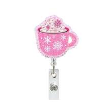 One Retractable Card Holder With Clips In Various Patterns (Including Snowflakes, Ice Cream, Christmas Trees, And Bells), Suitable For ID Card Holders, Doctor's Card Holders, Nurse's Card Holders, And Teacher's Name Tag Holders. - Multicolor - View 9