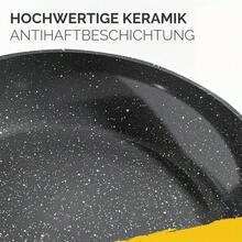 Black Saucepan With 18 Cm Diameter, Non‑Stick Interior And Scratch‑Resistant Surface, Fitted With Cool‑Touch Handles, Compatible With Induction, Electric And Gas Hobs. - View 2