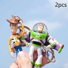 1pc Toy Member Keychain, Woody.Bass Character Series Pendant, Suitable For Backpack And Bag Decoration, Perfect Party Gift, And Holiday Gift For Fans. - Multicolor - View 8