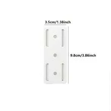 12pcs Wall Mounted Cable Organizer, Suitable For Power Strips And Cables, Self-Adhesive Desktop, Kitchen And Home Storage Hooks - One Size Fits All - View 8