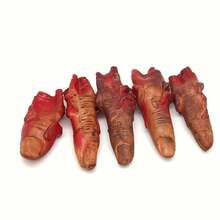 5 ngón tay giả thối rữa chân thực bằng cao su, ngón tay kinh dị Halloween, đạo cụ trang trí phù hợp cho tiệc Halloween - Nhiều màu - Xem 6