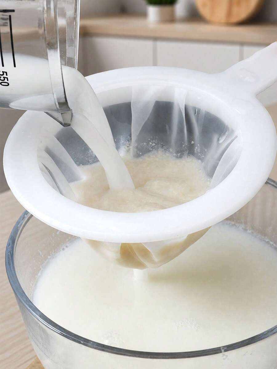 13/8/4/1pc High Density Filter Mesh, Soy Milk, Juice, Honey, Sesame Oil, Liquid Filter, Better Taste After Filtration, Kitchen Gadget, Holiday Gift, Restaurant Kitchen Essential - View 1