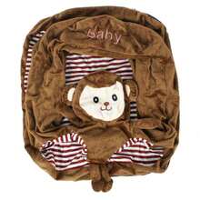 Libsit 1pc Baby Sofa Seat Cover, Cover Only, No Filling, Baby Sofa Support Seat Cover, Plush Learning Chair Cover - Camel - View 9