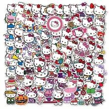 SANRIO 50 Pcs Genuine 2-3 Inch Hello Kitty Cute Graffiti Waterproof Stickers, For Holiday Parties, Laptops, Water Bottles, Bumpers, Computers, Phones, Notebooks, Etc. (Random Style) - Multicolor - View 5