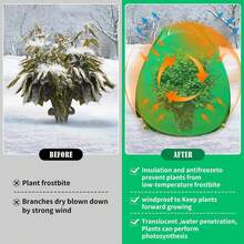 1/2pcs Winter Garden Mesh Plant Cover, Durable Pop-Up Garden Mesh Plant Protector, Reusable, Bird And Insect Proof, Suitable For Fruits, Vegetables, Flowers, Herbs, Outdoor Yard Garden - Protective Cover - View 7