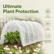 31pcs White Garden Shade Cloth, Thickened Non-Woven Fabric Cover, Reflective Shade Cloth, Protects Outdoor Plants And Vegetables From Direct Sunlight, Suitable For Outdoor, Garden, Lawn, Yard - A - View 4