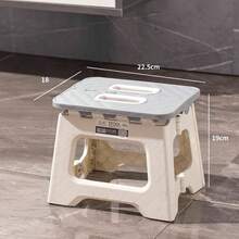 1pc Ultra-Portable Folding Stool, Say Goodbye To Bulkiness, With Handle, Quick Unfold And Fold, Thickened Mini Outdoor Adult Chair, Fishing Stool, Suitable For Kitchen Step Stool, Bathroom Stool, Guest Spare Stool - Multicolor - View 10