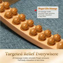 Wooden Gua Sha Massage Stick, 59 Beads Deep Tissue Trigger Point Massage Tool, Manual Gua Sha Stick For Back, Abdomen, Leg Muscle Pain Relief, Body Relaxation Acupressure Massage Tool - Set - View 2