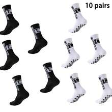 1/2/3/4/6/10/15/Pairs/Men's Non-Slip Rubber Sole Football Socks Sports Socks - Multicolor - View 8