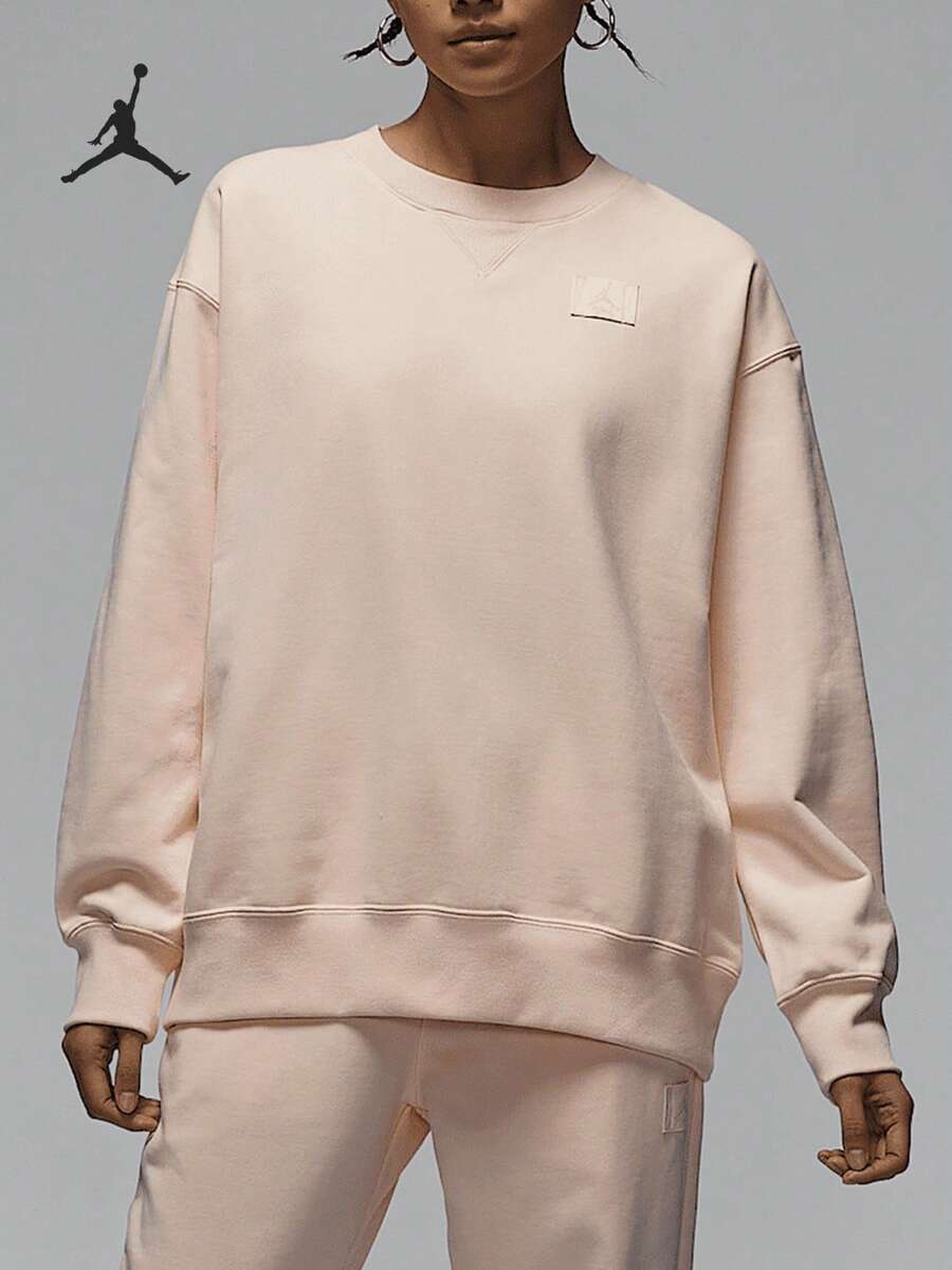 Nike Authentic JORDAN Women's Crew Neck Sports Warm Loose Sweatshirt HJ1324-838 - HJ1324-838 - View 1