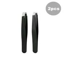 2/4 Stücke Edelstahl Augenbrauen Pinzetten, Präzisions Schrägspitze Pinzette zum Formen der Augenbrauen, zum Anbringen von Wimpern, zur Entfernung von Gesichtshaaren, Make-up Werkzeug für Frauen - Mehrfarbig - Übersicht 11