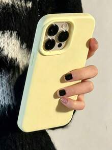 Silicone Phone Case Compatible With Apple 17 /17Pro/17Promax/16/16Pro/116promax/ 15/15Pro/15Promax 14 13 12 11Pro Max Series Full Coverage Protective Cover - Yellow - View 13