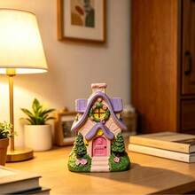 1 件树脂房屋形状香薰扩散器，带镊子，不含香珠，适合家居装饰、卧室、客厅、办公室等房屋设计，盒装 - 彩色 - 查看 8