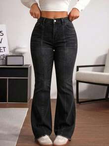 Women Jeans - Black - View 2