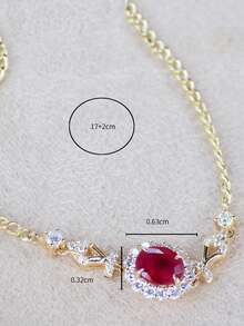 1pc S925 Sterling Silver Delicate Hollow Lace Design Oval Pendant Bracelet For Women, Luxury Atmosphere Accessory, Niche High-End Style Hand Jewelry, Versatile For Daily Commute And Date Wear, Exquisite Gift For Girlfriend - Oval - View 7