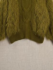 Fashionable Spring/Autumn New Mustard Yellow Casual Elegant Sweater - Yellow - View 7