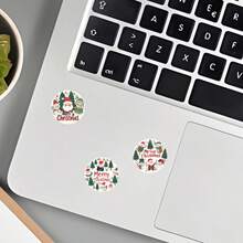 Santa Claus And Snowman Blessing Stickers, Packaging Bag Sealing Labels, Self-Adhesive, Not Easily Falling Off, Suitable For Decorating Skateboards, Guitars, Laptops, Cars, Gift Bags, Packaging Embellishment, Adhesive Labels, Sealing Stickers, Daily Use Stickers, Phone Stickers, Phone Decoration, Water Cup Stickers, Water Bottle Stickers, Christmas, Envelope Stickers - View 8