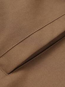 Men's Spring/Autumn Stand Collar Casual Fashion New Jacket, Suitable For Daily Commute, Vacation, Gift - Khaki - View 7