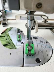 Durable P950 Industrial Sewing Machine Adjustable Gathering Presser Foot, Suitable For Overlock And Gathering Functions, Green Accessory, Suitable For Sewing, Compatible With Multiple Sewing Machines, Meets Industrial And Home Needs - Practical - View 1
