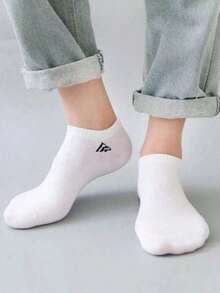 1/5/10/15/20/30 Pairs Unisex Sports Socks, White/Black/Grey Short Socks, Invisible Socks, Minimalist Fashion, Suitable For Daily Casual Wear (Random Style And Color) - Multicolor - View 3