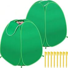 1/2pcs Winter Garden Mesh Plant Cover, Durable Pop-Up Garden Mesh Plant Protector, Reusable, Bird And Insect Proof, Suitable For Fruits, Vegetables, Flowers, Herbs, Outdoor Yard Garden - Protective Cover - View 8