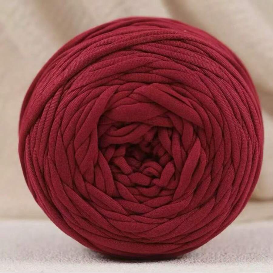 100g/Roll Nappa Matte Faux Leather Yarn DIY Hand Knitting Crochet Yarn Handmade Bags Shoes Crafts - A - View 1