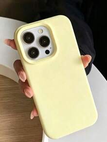 Silicone Phone Case Compatible With Apple 17 /17Pro/17Promax/16/16Pro/116promax/ 15/15Pro/15Promax 14 13 12 11Pro Max Series Full Coverage Protective Cover - Yellow - View 11