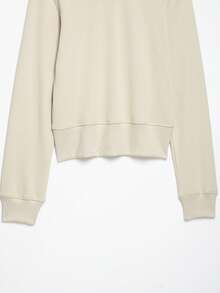 DEEKA Autumn New Women's European And American Style Fashion Minimalist Versatile Knot Button Sweatshirt Jacket - Beige - View 11