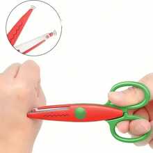 6pcs Colorful Decorative Craft Scissors, Made Of ABS Resin With Non-Slip Handles, Suitable For Paper Cutting, Scrapbooking, Card Making, DIY Art Pattern Design - Multicolor - View 4