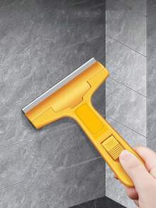 Multifunctional Cleaning Scraper - Wide Edge Design, Suitable For Stoves, Windows And Paint Removal, Perfect For Removing Adhesives And Debris. No Battery Required. This Is A Stove Cleaning Tool. | Ergonomic Design | Manual Operation, Multifunctional Household Cleaning Scraper, Easy To Replace Tile Scraper, Tile Grout Cleaning Knife, Glass Adhesive Removal Tool (Random Packaging Card Color) - A - View 3