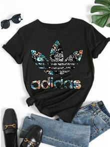 Women T-Shirts - 黑色 - 查看 5