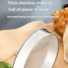 Flour Sifter; Stainless Steel; 40 Mesh; Professional Baking; Fine Mesh; Filter Flour; Powdered Sugar; Cocoa Powder; Making Cakes; Bread Cookies; Pizza; Kitchen DIY; Camping And Picnics; Outdoor Cooking; Family Gatherings; Practical Kitchenware - View 5