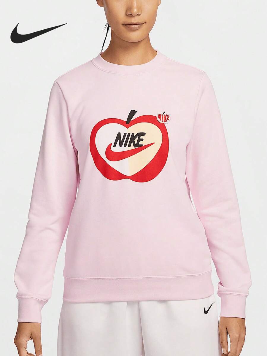 Nike/Nike Authentic New Women's Round Neck Sports Printed Knit Casual Sweatshirt IB8232-663 - IB8232-663 - View 1