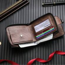 1pc Men's Fashion Tree Pattern Zipper PU Credit Card Holder, Small Zipper Coin Purse With Zipper Button Closure, Business Wallet, Ideal Gift For Men - Multicolor - View 6