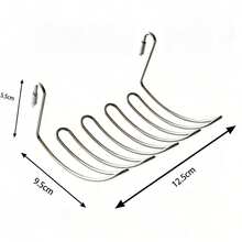 2/1 buah Rak Pengering Gantung Tepi Wastafel Dapur Stainless Steel, Keranjang Penyimpanan Multifungsi, Tempat Peralatan & Pisau, Tanpa Pengeboran, Keranjang Pengering Peralatan Dapur, Pengatur Penyimpanan Meja Dapur Hemat Ruang - MultiWarna - View 7