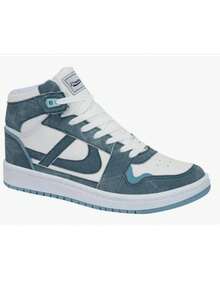 Tenis Hombre Mujer PANAM Tela suela antideslizante cómodos ligeros con diseño juvenil urbano marca PANAM Unisex Deportivos uso diario, gym, skate, calle colores versátiles diseño clásico - Blanco - Ver 1