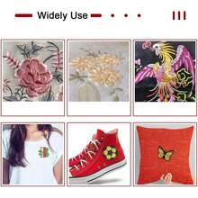 A4 Size Blank Adhesive Water Soluble Embroidery Stabilizer Paper -1/10 Sheets Printable Medium Weight Paper For Inkjet Printers, DIY Craft Materials, Embroidery Fabric, Embroidery Tools - Multicolor - View 4