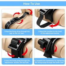 Anti-Choke Seat Belt, Car Abdominal Support Belt, Anti-Choke Belly Adjustable Belt, Seat Belt Extender, Extension Strap - Multicolor - View 10