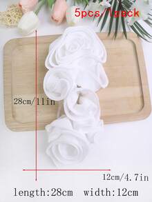 New Multi-Color 3D Hand-Rolled Pleated Corsage DIY Clothing Accessories, Suitable For Wedding Dress, Dance Skirt, And Other Decorations - Multicolor - View 52