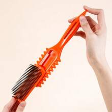 Self-Cleaning Hair Brush, Retractable Bristle Detangling Brush, Anti-Static Scalp Massage Comb For Men And Women, Suitable For Thick, Curly, Straight And Fine Hair With Easy Hair Removal - Multiple Styles - View 3