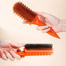 Self-Cleaning Hair Brush, Retractable Bristle Detangling Brush, Anti-Static Scalp Massage Comb For Men And Women, Suitable For Thick, Curly, Straight And Fine Hair With Easy Hair Removal - Multiple Styles - View 9