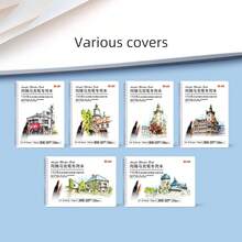 1pc Acrylic Marker Dedicated A4 Drawing Pad, High-Quality Painting Paper Spiral Coil Notebook, Double-Sided Drawing, Ink Resistant To Bleeding, Smooth Coloring With Even Tones, Suitable For Art Students Hand Drawing, Daily Doodling, Outdoor Sketching, Quick Sketches, Universal Drawing Notebook For Students And Adults - Drawing Marker - View 8