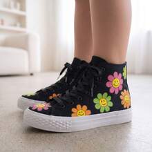 Kids Sneakers - Black and White - View 4